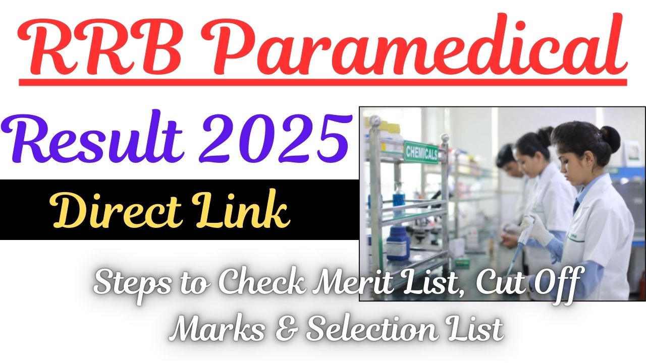 RRB Paramedical Result 2025