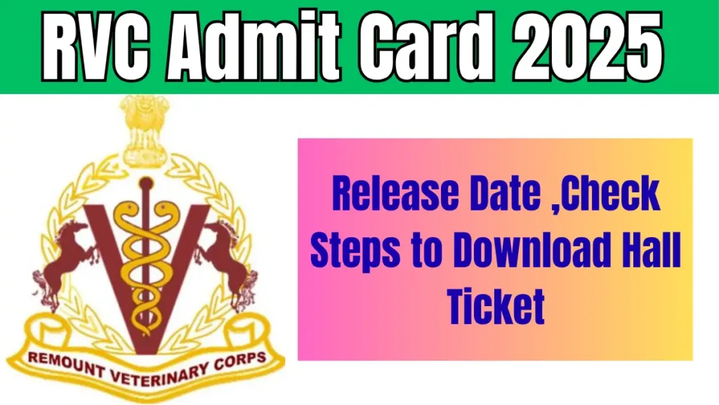 RVC Admit Card 2025