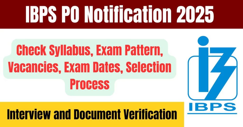 IBPS PO Notification 2025