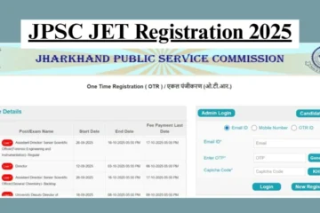 JPSC JET Registration 2025