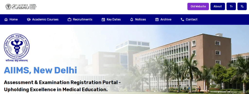 INI CET 2025 Application Process
