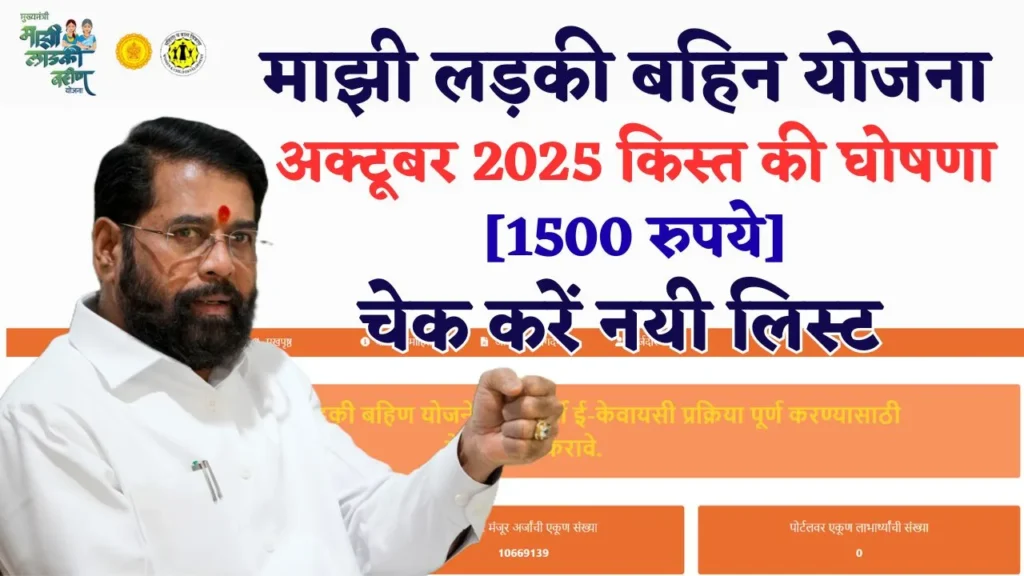 Majhi Ladki Bahin Yojana October 2025 Instalment