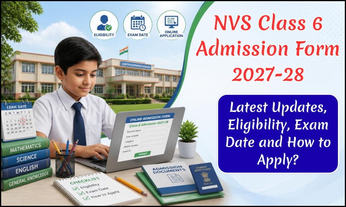 NVS Class 6 Admission Form 2027-28